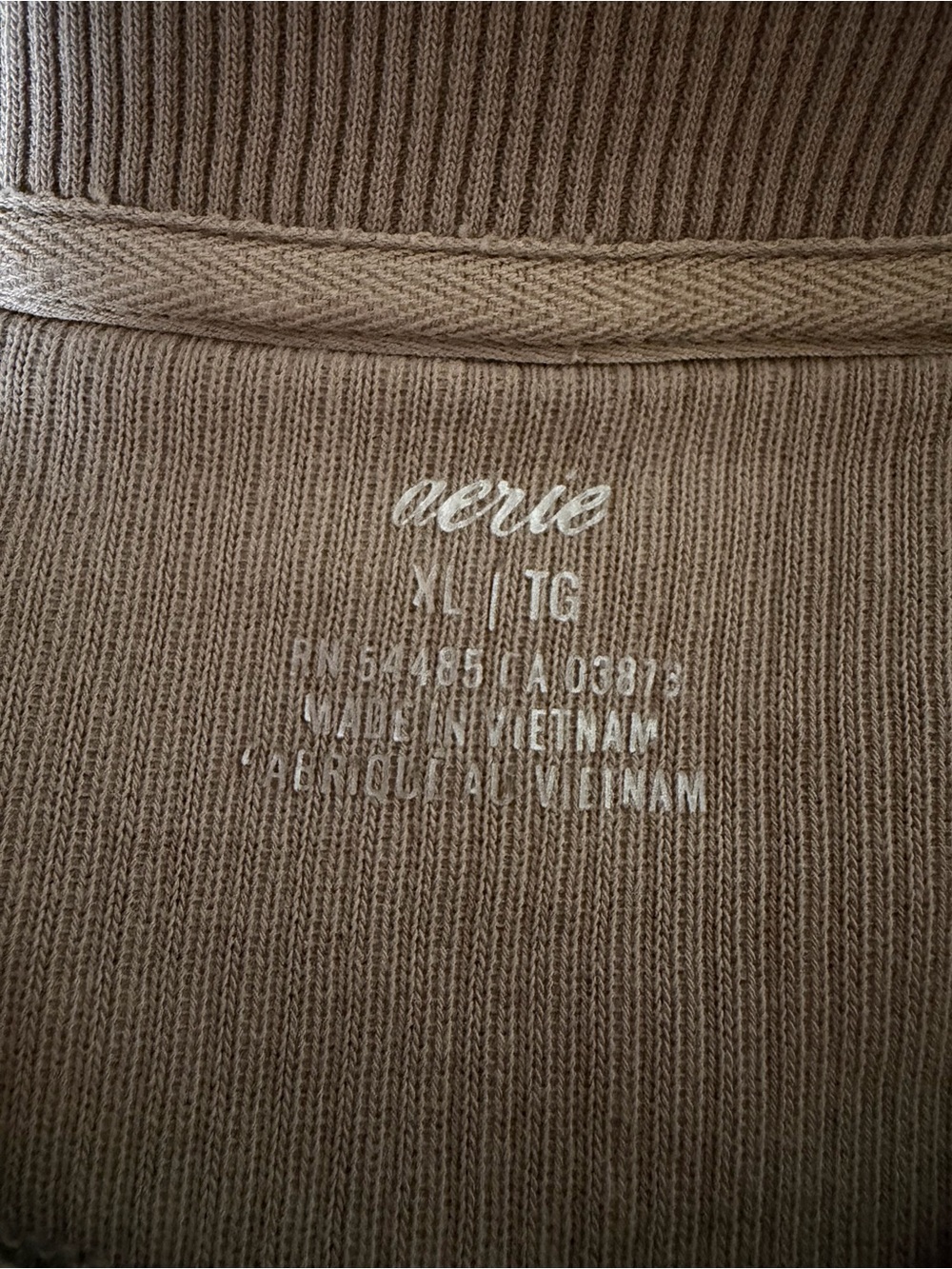 Aerie Oversized Ribbed Quarter-Zip Pullover - Picture 4 of 7